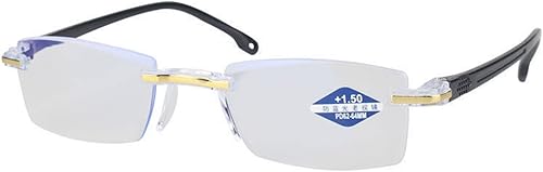 Miniatura 10 de Color Glint Sapphire Alta Dureza Anti-azul Progresivo Lejos Y Cerca De Doble Uso Gafas De Lectura