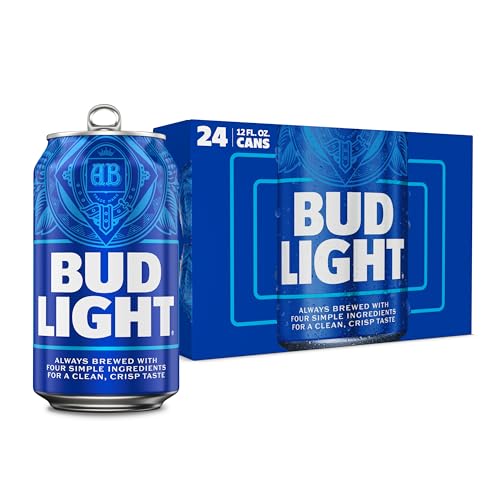 Bud Light Beer, 24 Pack Beer, 12 Fl Fl Oz Cans