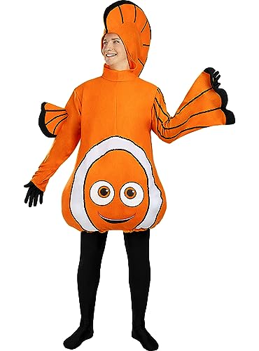 Funidelia | Disfraz de pez payaso para hombre y mujer Animales - Disfraz para adultos y divertidos...