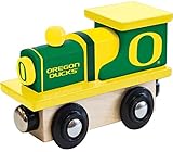 MasterPieces NCAA Oregon Ducks, Real Wood Toy Train Engine, For Ages 3+