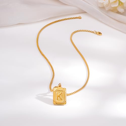 Image of Rubans Demi Fine Stainless Steel Alphabet Pendant CZ Gift for Women & Girls