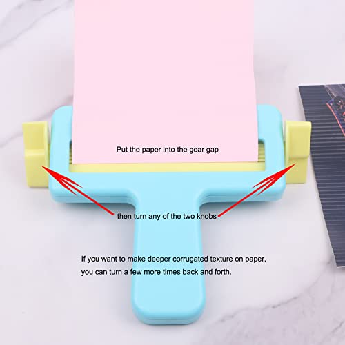 Paper Crimper Paper Craft Tools Paper Quilling Tool Paper Wave Shaper Making Tool For Diy Arts Crafts Scrapbooking (Cyan) #TOP2