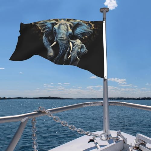 Drapeau pour extérieur toutes saisons 1,2x1,8m double face robuste