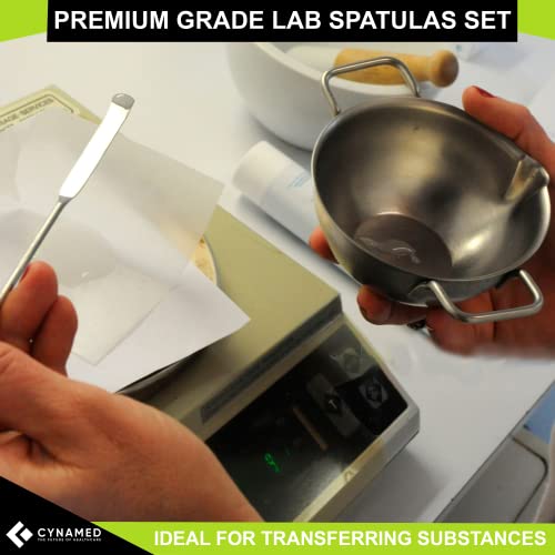 Cynamed Stainless Steel Double Ended Micro Lab Spatula Sampler Set Of 7 #TOP3