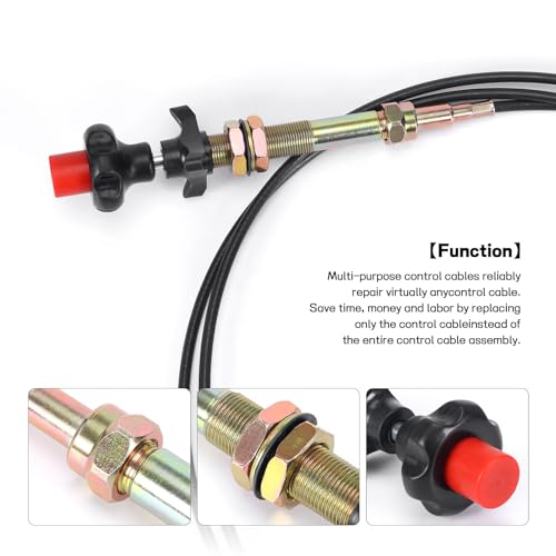 Image of Creative.C 55204 Heavy Duty Vernier Adjustable Lock Cable (Pack of 2)