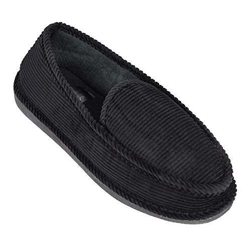 Child's Size 11-4 Black Corduroy Shoes (Black