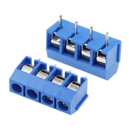Evita soldar cables sueltos con el conector KF301 4Pin de tornillo para placa PCB 4
