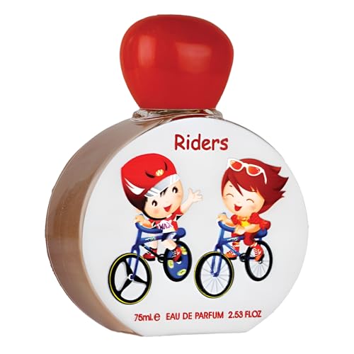 Riders - Agua de perfume infantil (75 ml), diseño de ciclista