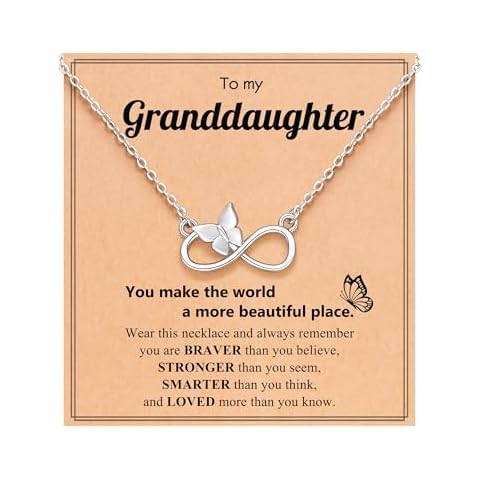 UPROMI Butterfly Necklace for Girls Graduation Cover