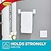 Command Hand Towel Bar Matte Black with Water Resistant Command Strips, Bathroom Décor, 9 in Bar Length Holds up to 3 lbs, Size: 30 cm L x 4.7 cm W x 7.7 cm H / 3.07 in (H) x 11.75 in (L)