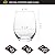 FAWLES Crystal Stemless Wine Glasses Set of 12, 15 Ounce Smooth Rim Standard Wine Glass Tumbler for Red, White Wine, Dishwasher Safe