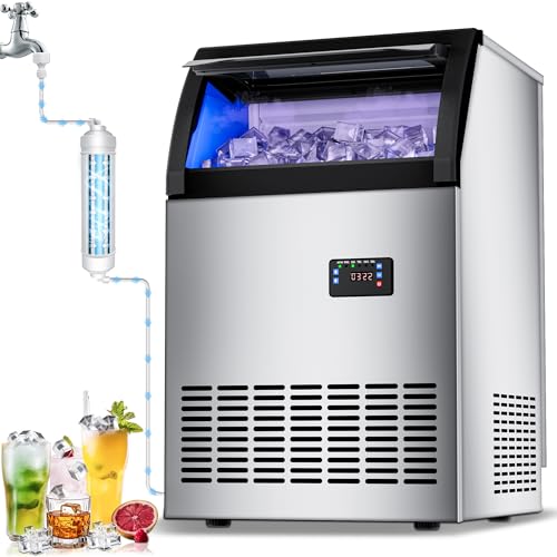 Commercial Ice Maker Machine 200lbs24HStainless (Commercial ice maker machine) Review