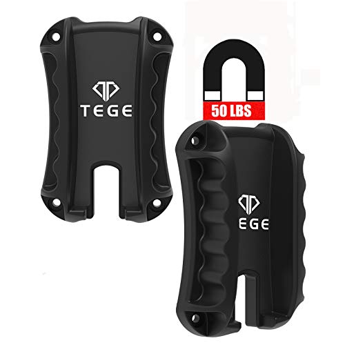 Gun Magnet Mount (2 Pack), 50lbs Rated Fast Draw & Loader Handgun Magnetic Holster, Concealed Firearm Holder Gun Accessories for Most Flat Top Weapon Pistols in Vehicle, Truck, Car, Home, Wall, Desk