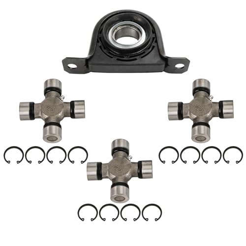 Mad Hornets Driveshaft Carrier Bearing and U Joint Kit For Ford F250 F350 Super duty 1999-2010