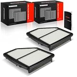 A-Premium 2-PC Engine Air Filter Compatible with Honda Model
