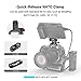 SMALLRIG Field Monitor Mount with NATO Clamp, Camera Monitor Holder for 5” and 7” Monitor, Swivel and Tilt Adjustable - 2906B