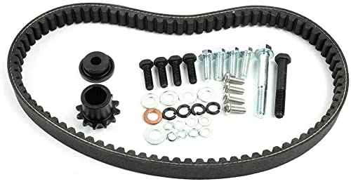 Go Kart Torque Converter Kit 40 Series Clutch Pulley Driver Drives for All 9HP-16HP Engines with 1” Straight Crankshaft and 1/4” Keyway