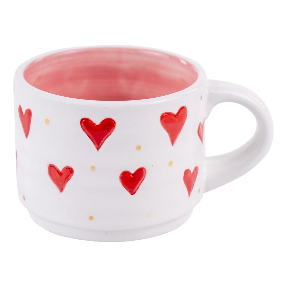 Amazon.com: Glory Haus Heart Mug - Lots of Heart Coffee Mug, Heart