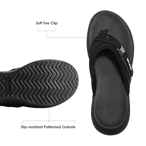 DREAM PAIRS Women's Arch Support Flip Flops Comfortable Thong Sandals3