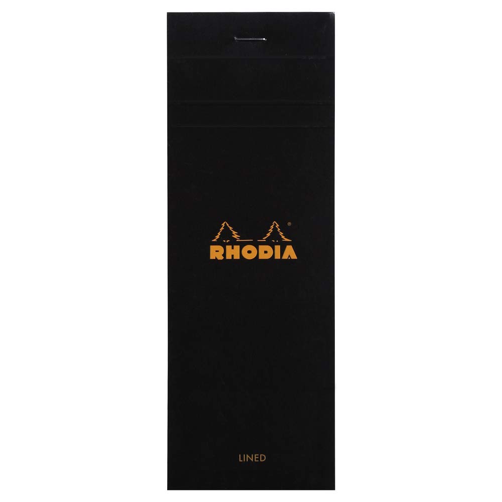 RhodiaShopping List Pad, No8, Lined - Black