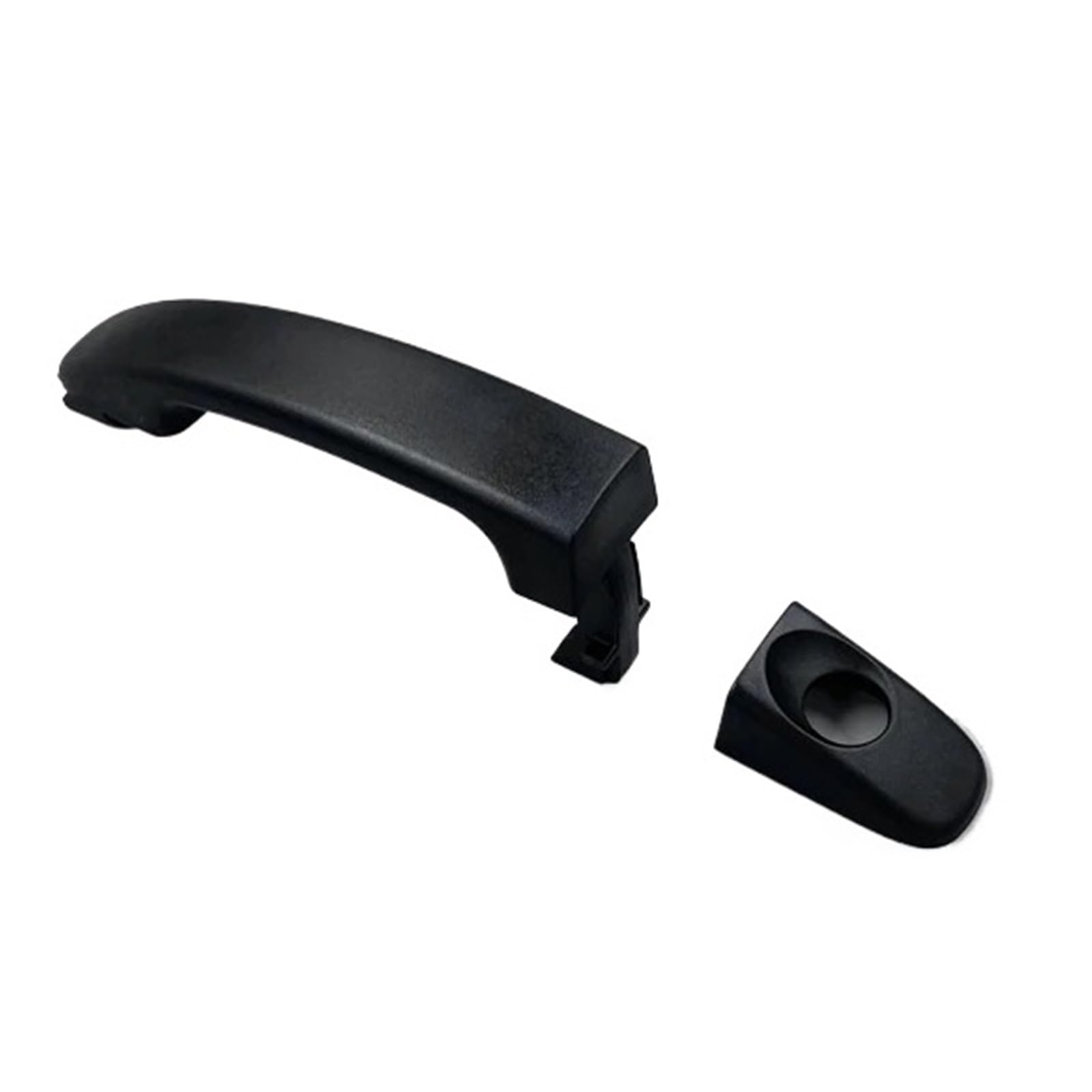 Duhnxuj Handle With Hole Cap Car Door Handle For Ranger T6 T7 Door Outer Handle Texture Black(Handle With Hole Cap)