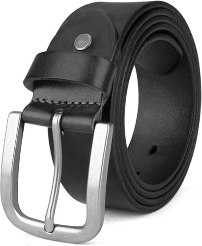 Image of Urban alfami Genuine Leather Belt for Men | TM-16 | Size 28-46 (BLACK TM16, 40)
