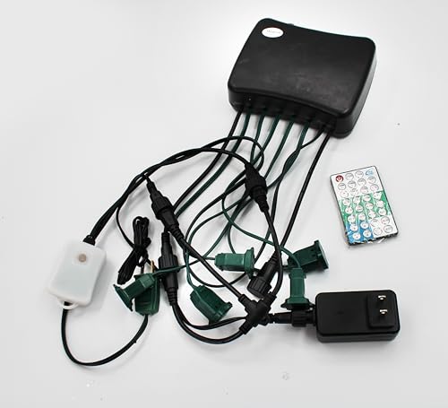 Queens of Christmas 5 Channel Lighting Controller, Green