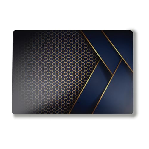 Image of Laptop Skin Compatible with Alienware M18 R2 (2024) - Modern Hex - Premium 3M Vinyl Protective Wrap Decal Cover - Easy to Apply | Crafted in The USA by MightySkins