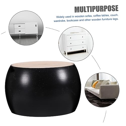 Patas de madera 15cm elevadoras con fuerte capacidad de carga para proteger sofás 4