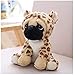WHKJ Cani di Simulazione farciti Peluche Sharpei Pug Cucciolo Adorabile Giocattolo per Animali Peluche Giocattolo Animale Bambini Bambini Compleanno Regali di Natale 20CM