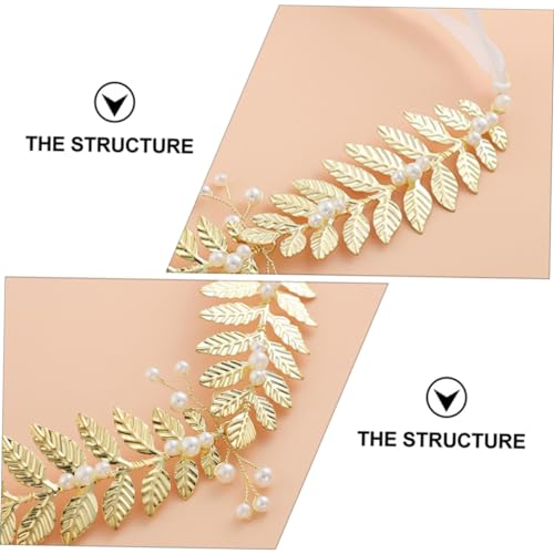 BESPORTBLE 1pc Elegant Bridal Waist Belt and Leaf Embellishments for Wedding Sashes and Evening Gowns for Formal Events and Special Occasions4