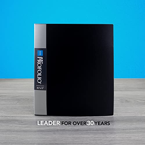 Itoya Original Art Profolio 8.5X11 Black Art Portfolio Binder With Plastic Sleeves With 12 Pages - Portfolio Folder For Artwork With Clear Sheet Protectors - Presentation Book For Art Display #TOP1