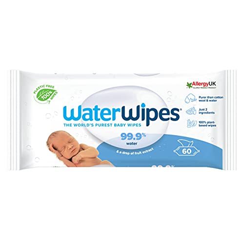 Waterwipes Sensitive Bio Baby Wipes 60's