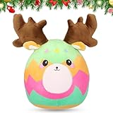 Versatile: peluche a forma di alce come schienale sulla sedia da scrivania, cuscino per la pausa pranzo o come decorazione morbida per creare un'atmosfera calda e alleviare lo stress, per accompagnarvi quando cresci