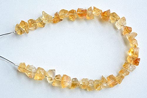 Citrine brute en perles de 6-10mm pour création de bijoux uniques
