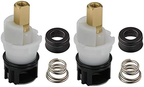RP25513 faucet stem assembly repair kit replacement fits Various two handle lavatory, centerset, widespread faucet plus RP4993 seat and spring, 2pk
