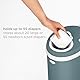 Ubbi Stainless Steel Nappy Pail, Odor Locking, No Special Bag Required, Award-Winning, Registry Must-Have, Open Water
