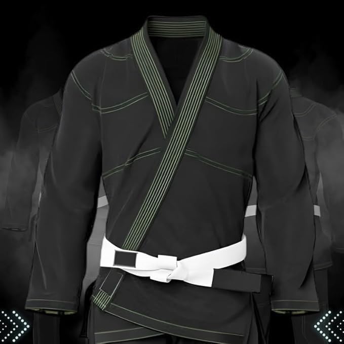 Hardpunch Brazilian Jiu Jitsu Gi Suit Form Pre-shrunk Unisex Lightweight Fabric for Men Women Kids Premium Training Uniform (Grey, M2)