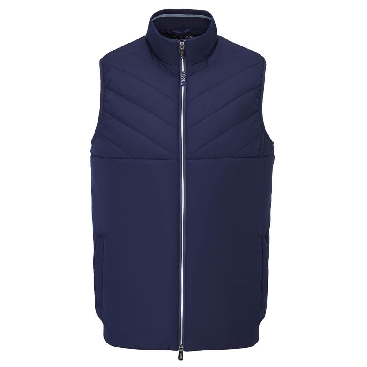 Oscar Jacobson Mens Lyttelton Gilet Gilet - Navy - M