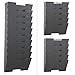 Gray Wall Mount Steel Vertical File Organizer Holder Rack 10 Sectional Modular Design Wider Than Letter Size 13 Inch Multi-Purpose Organize Display Magazines Sort Files and Folders