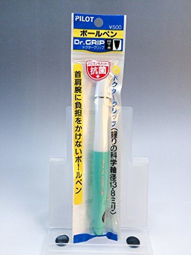 【廃番 極稀】■PILOT ドクターグリップ 1000円モデル ボールペン 緑■ 廃番 極稀】□PILOT ドクターグリップ モデル ボールペン 緑□