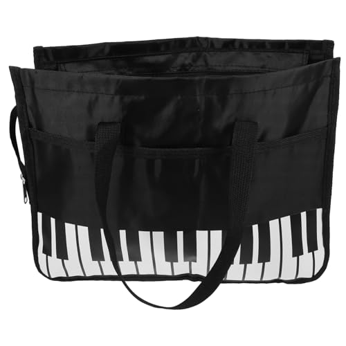 iplusmile Bolsa para Partituras Piano Gran Capacidad Nylon Oxford Diseño Clásico con Correa de Hombro para Estudiantes y Músicos Profesionales