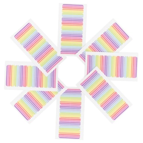 FRCOLOR Wig Tape for Lace Wigs 8 Sheets of Double-Sided Adhesive Perfect for Hair Extensions No Residue Easy to Use