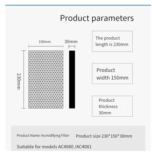 Filtro AC4155 compatible con Philips: evaporación sin bacterias 7