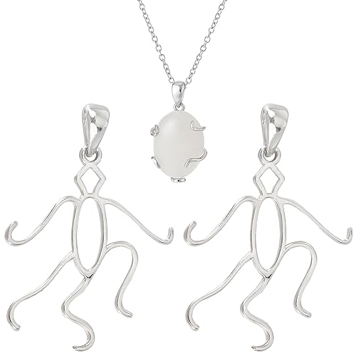 BENECREAT 925 Sterling Silver 5-Claw Prong Pendant Blank, Handmade Twist for Nuggets DIY Necklace Finding 25x24x1mm