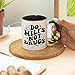YouNique Designs Funny Guy Mugs, 11 Oz, Funny Coffee Mug for Men, Naughty Coffee Cup for Him, Milf Cup, Milf Mug, White Elephant Coffee Cup For Men Who Have Everything, Husband Mug (Black Handle)