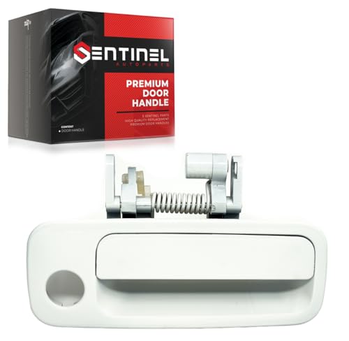 S Sentinel Parts Outside Exterior Door Handle Front Right Passenger Side 040 White Compatible with 1997-2001 Toyota Camry Replaces # 69210-AA010-C0, TO1311114