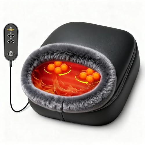 CooCoCo 2-in-1 Shiatsu Foot Massager with Heat - Christmas Gifts