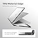 BlueSwan Anti-Cracking Hard Shell Case Compatible with MacBook Air 13 inch M4 M3 M2 2026 2025-2022 A3240 A3113 A2681, Drop Protection Soft TPU Bumper PC Base for Air 13.6 inch, Frosted Clear