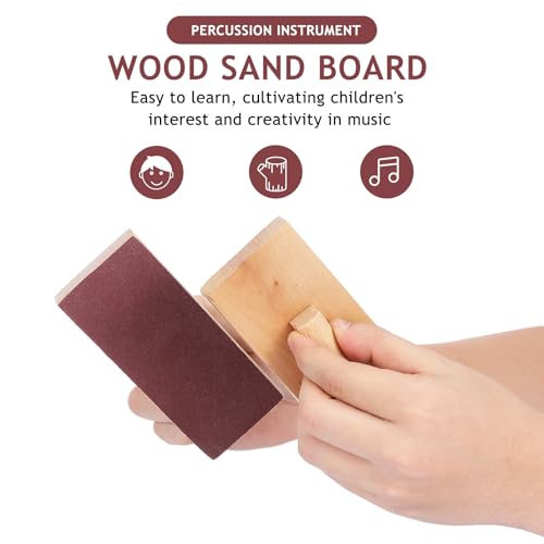 Instrumentos de percusión de madera SEWACC para el ritmo infantil 6